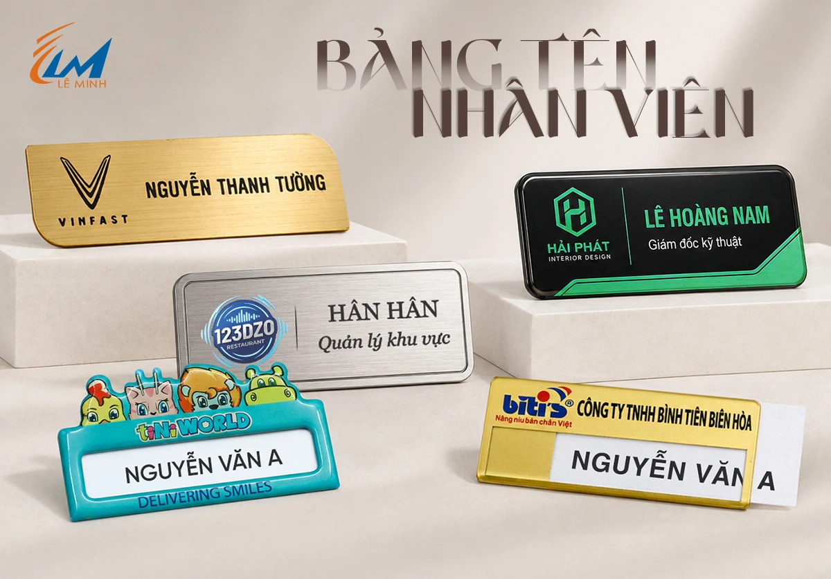 LÀM BẢNG TÊN NHÂN VIÊN
