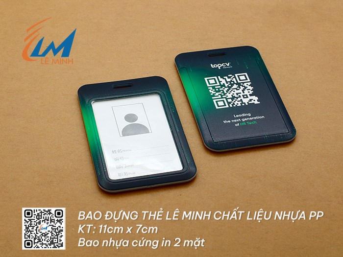 BAO ĐỰNG THẺ IN THEO YÊU CẦU