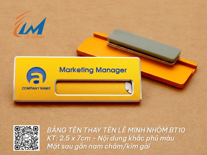 BẢNG TÊN THAY TÊN BT10/10A KHẮC ĐỔ MÀU
