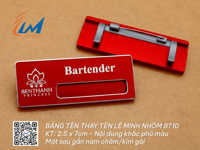 BẢNG TÊN THAY TÊN BT10/10A KHẮC ĐỔ MÀU