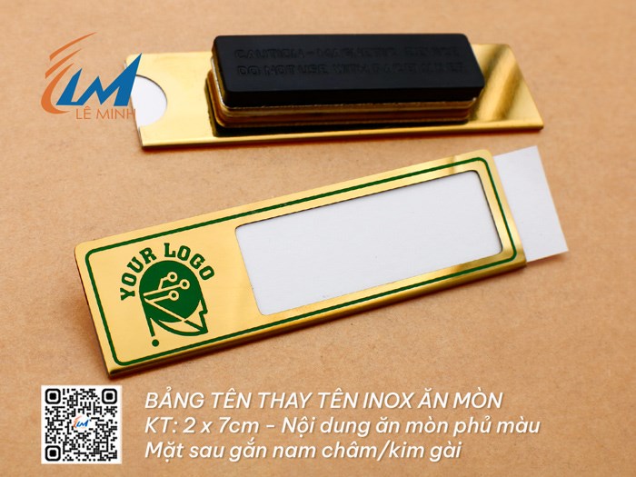 BẢNG TÊN THAY TÊN INOX ĂN MÒN