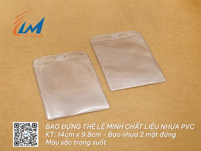 BAO ĐỰNG THẺ NHỰA TRONG SUỐT