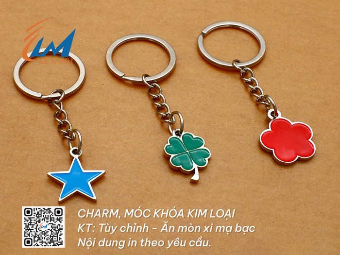 CHARM, MÓC KHÓA KIM LOẠI