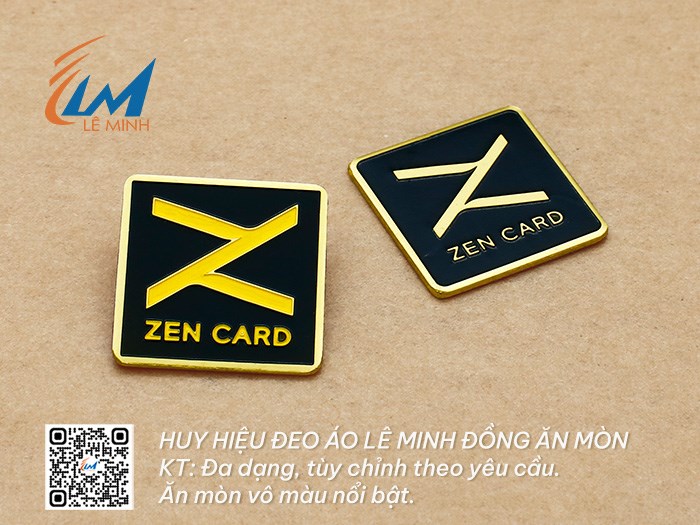 HUY HIỆU ĐỒNG ĂN MÒN TÙY CHỈNH THEO YÊU CẦU