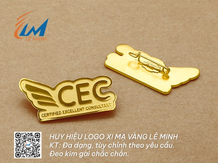 HUY HIỆU LOGO ĐÚC VÀ XI MẠ VÀNG