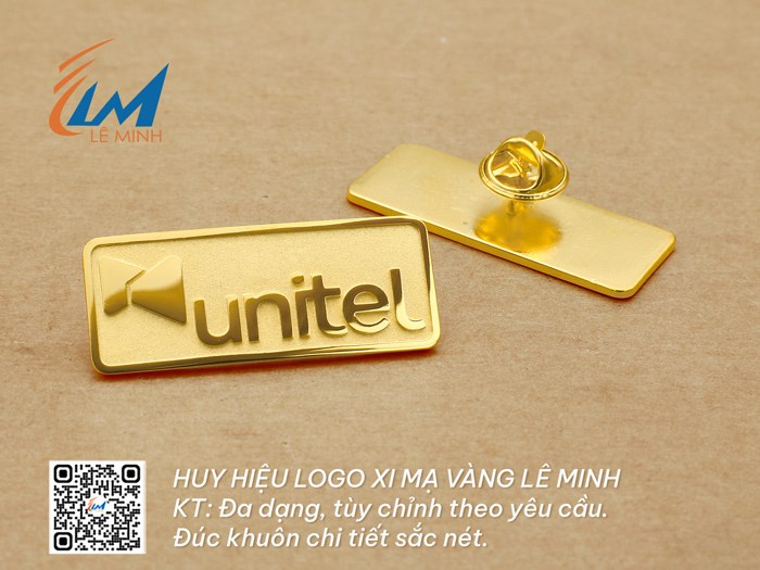 HUY HIỆU LOGO ĐÚC VÀ XI MẠ VÀNG