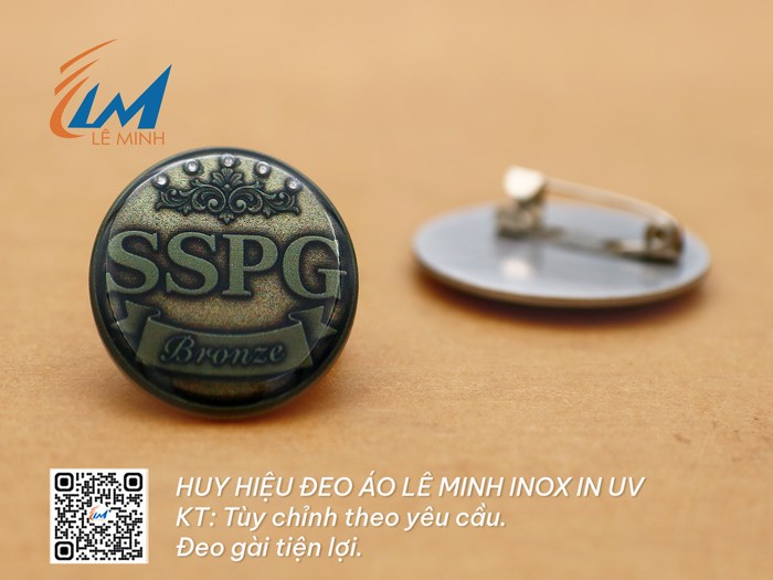 HUY HIỆU TRÒN BẰNG INOX
