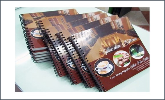 IN MENU BẰNG NHỰA PVC