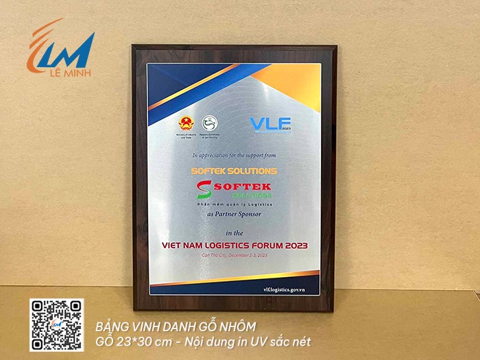 LÀM BẢNG VINH DANH 23CM X 30CM