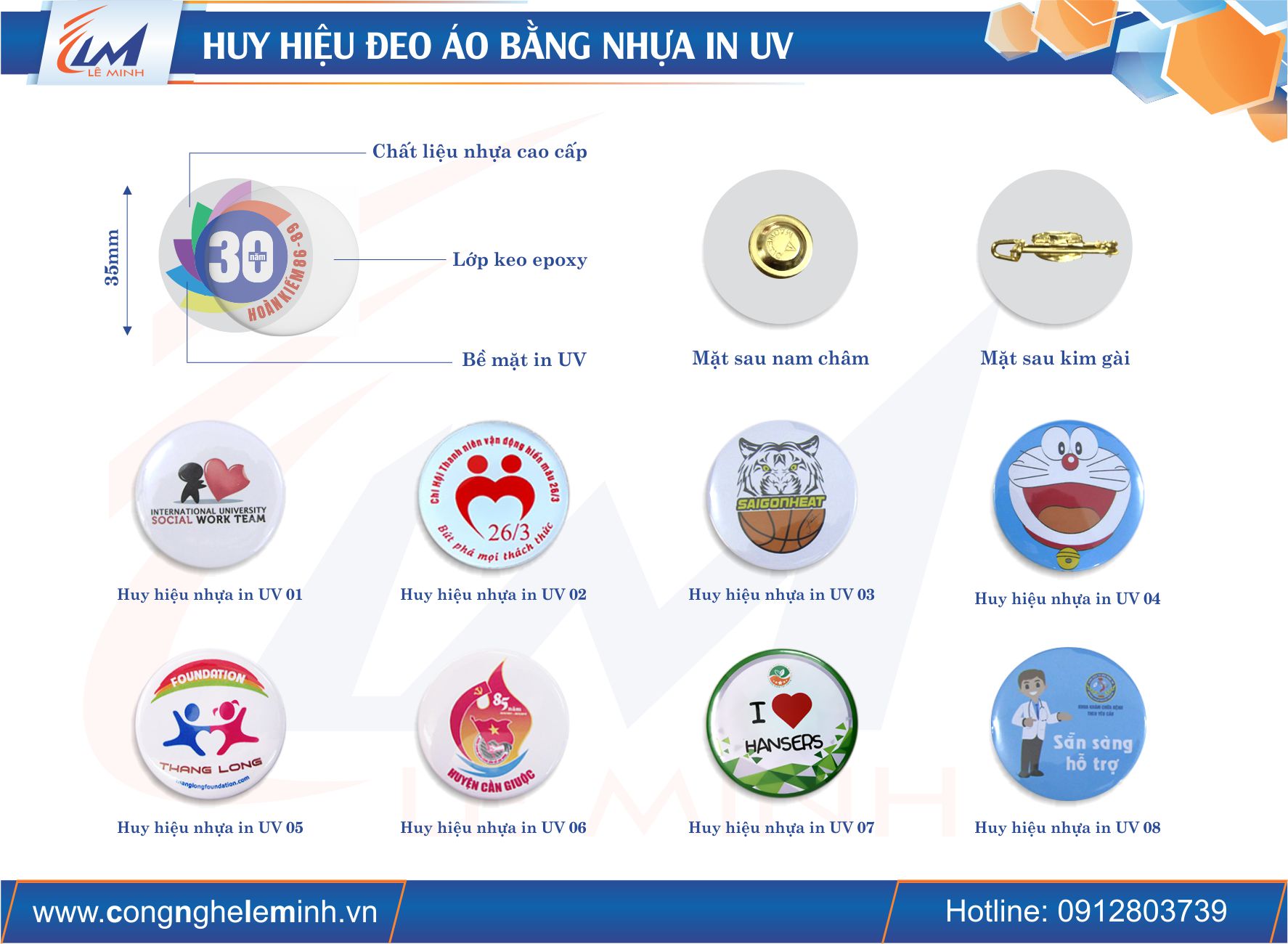 LÀM HUY HIỆU LOGO GIÁ RẺ